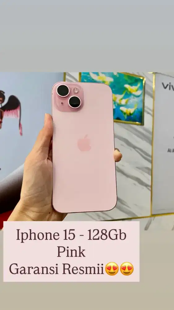 Iphone 15 128gb pink ibox