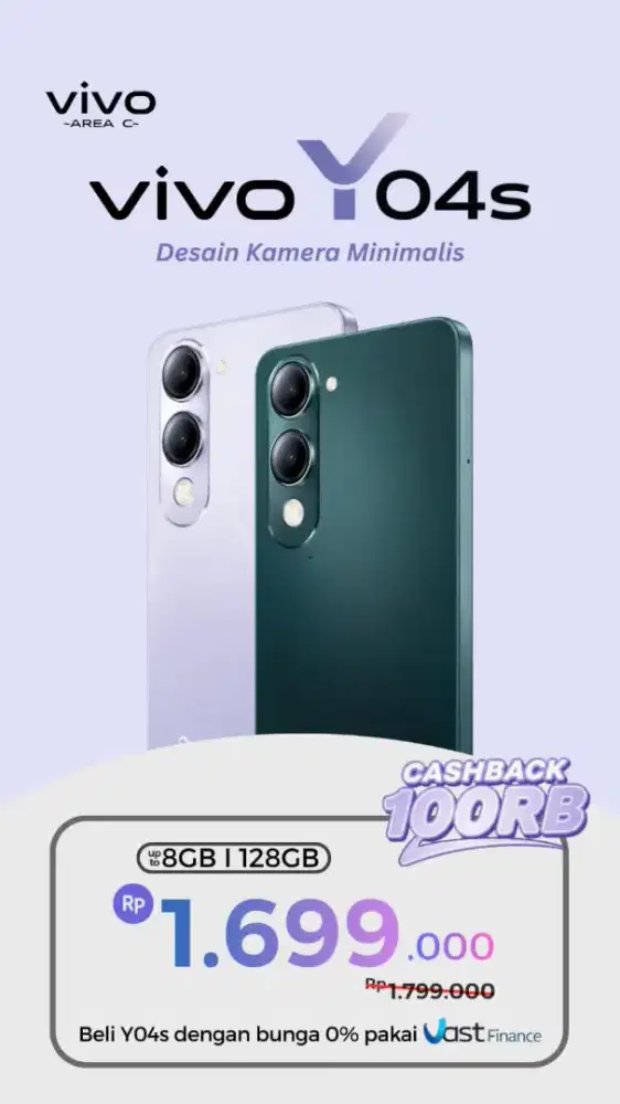 Vivo Y04s *Promo Cashback*