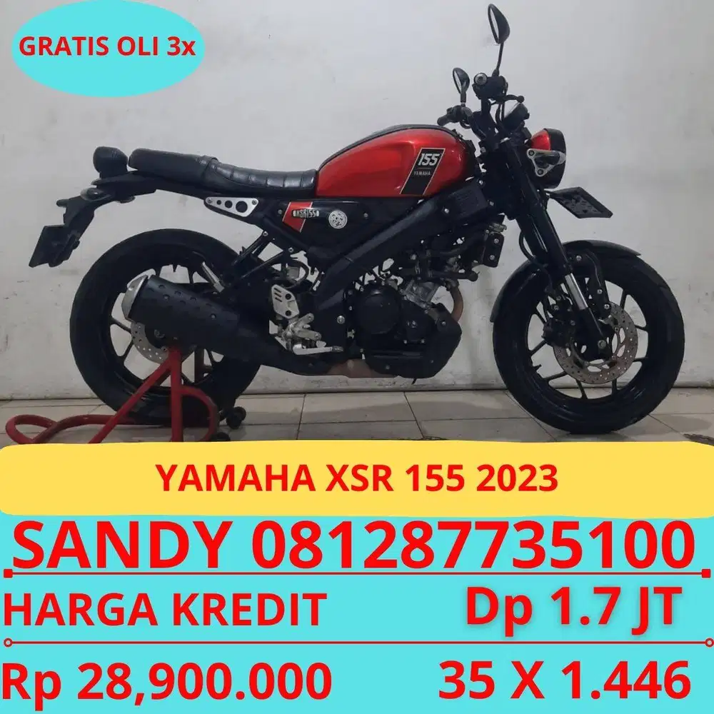YAMAHA XSR 155 2023 DP MURAH 1,7 JUTA GUYSS
