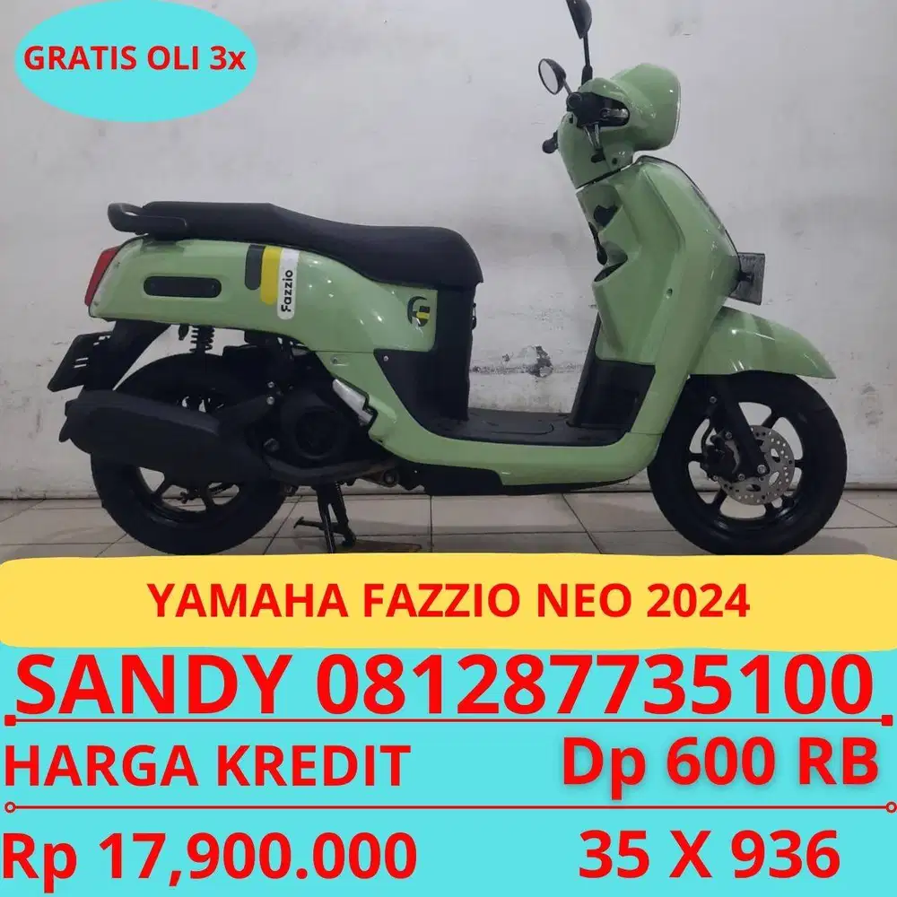 YAMAHA FAZZIO NEO 2024 DP MURAH 600 RIBU GUYSSS