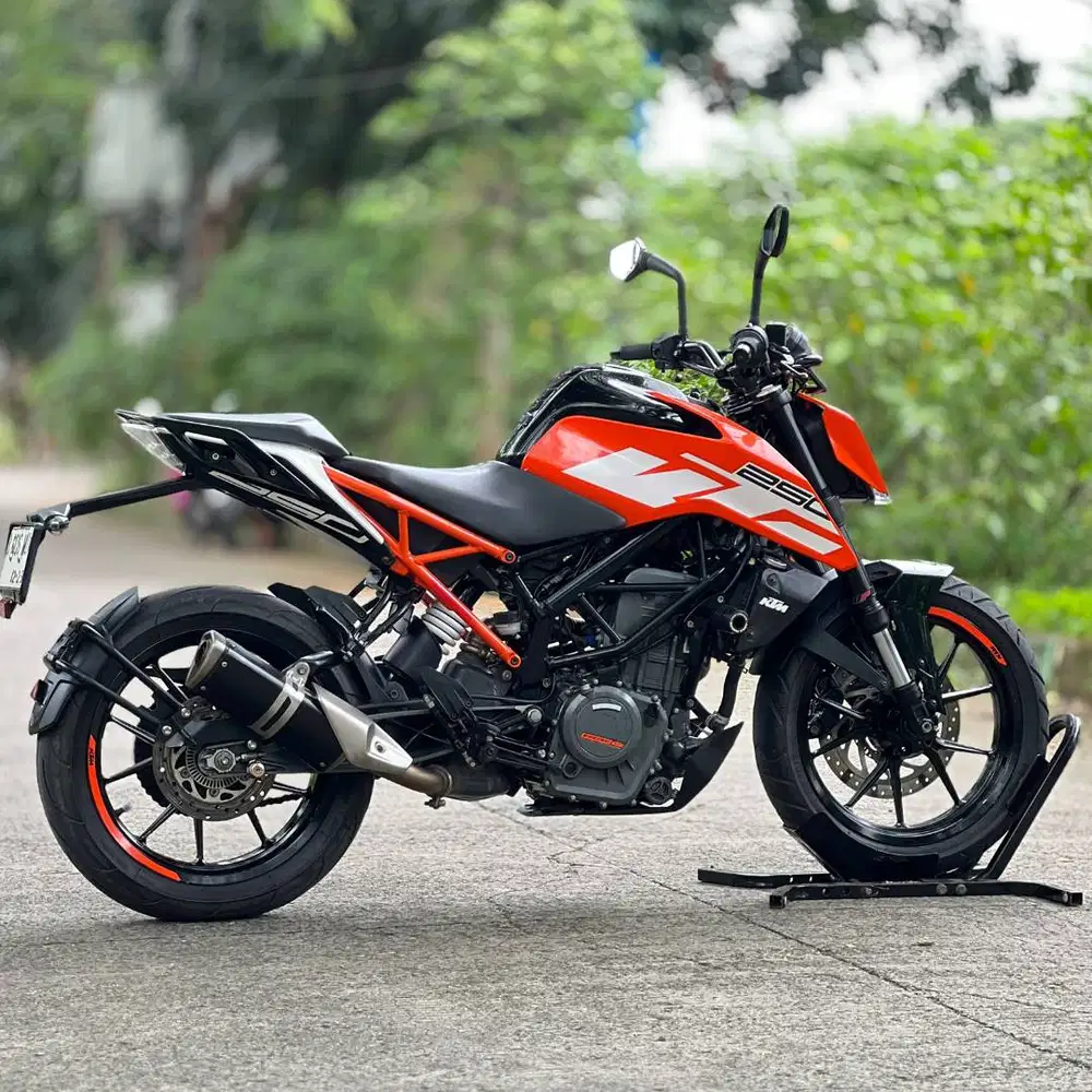MULUS BANGET! KTM DUKE 250 ABS 2019 ORANGE KM LOW PAJAK PANJANG