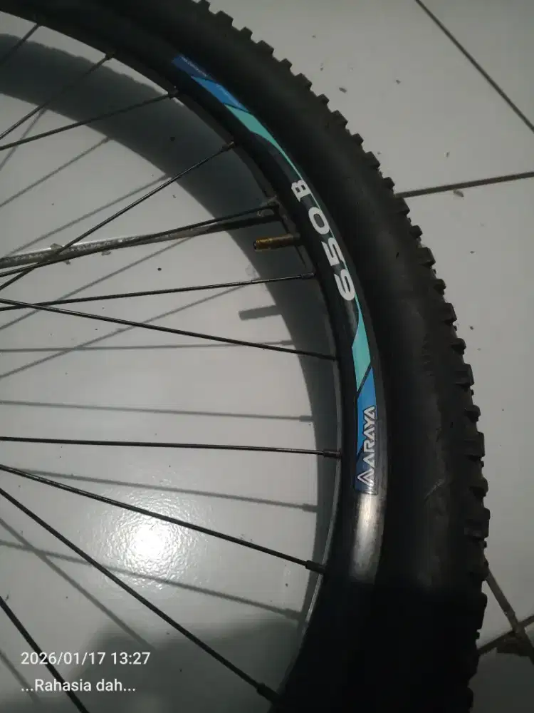 Wheels sepeda Araya 650B + koozer XM490