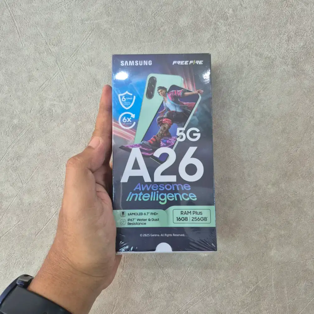 Termurah!!! Samsung A26 5G 8/256GB garansi resmi 1 tahun