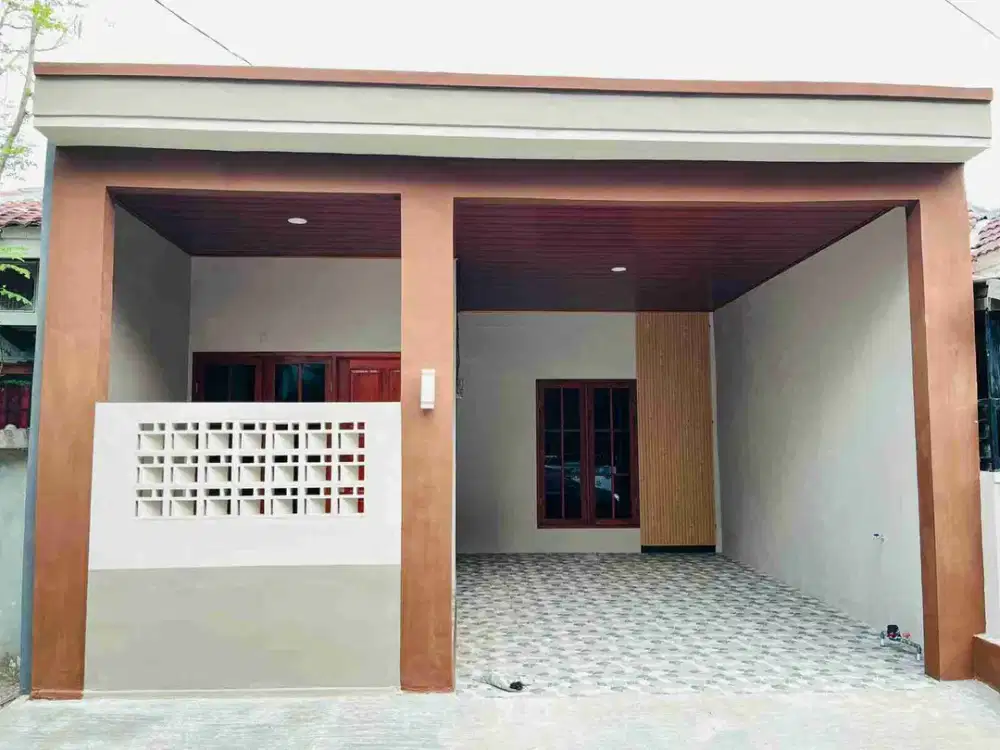 rumah baru renovasi di taman harapan baru bekasi