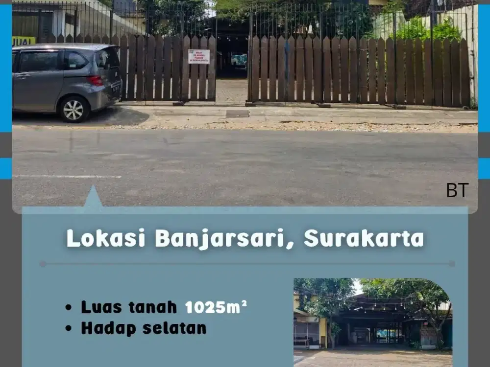 Disewakan Ruang Usaha Pinggir Jalan Banjarsari