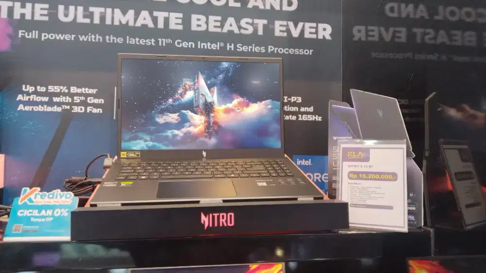 Laptop Nitro V 15 R7 ( Ryzen 7 ) Promo Cashback dan Cicilan di KLA