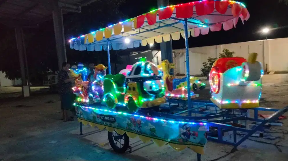 kereta panggung fiber animal robotayo diskon 1juta