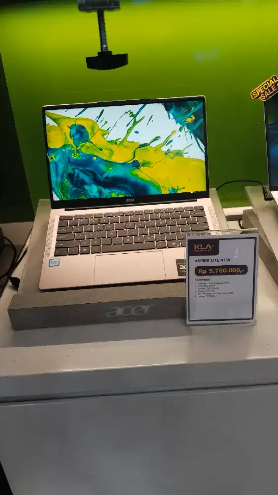 Laptop Acer Seri Rose Aspire Lite N150 Promo bunga ringan di KLA