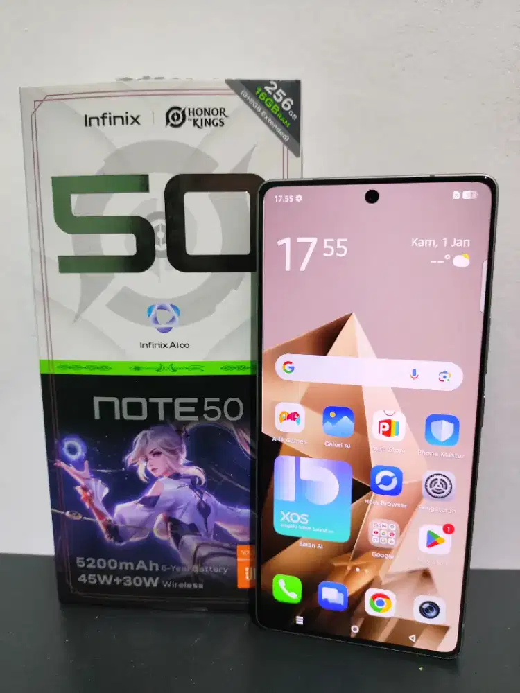 INFINIX NOTE 50 RAM 8/256GB FULSET ORI LIKE NEW