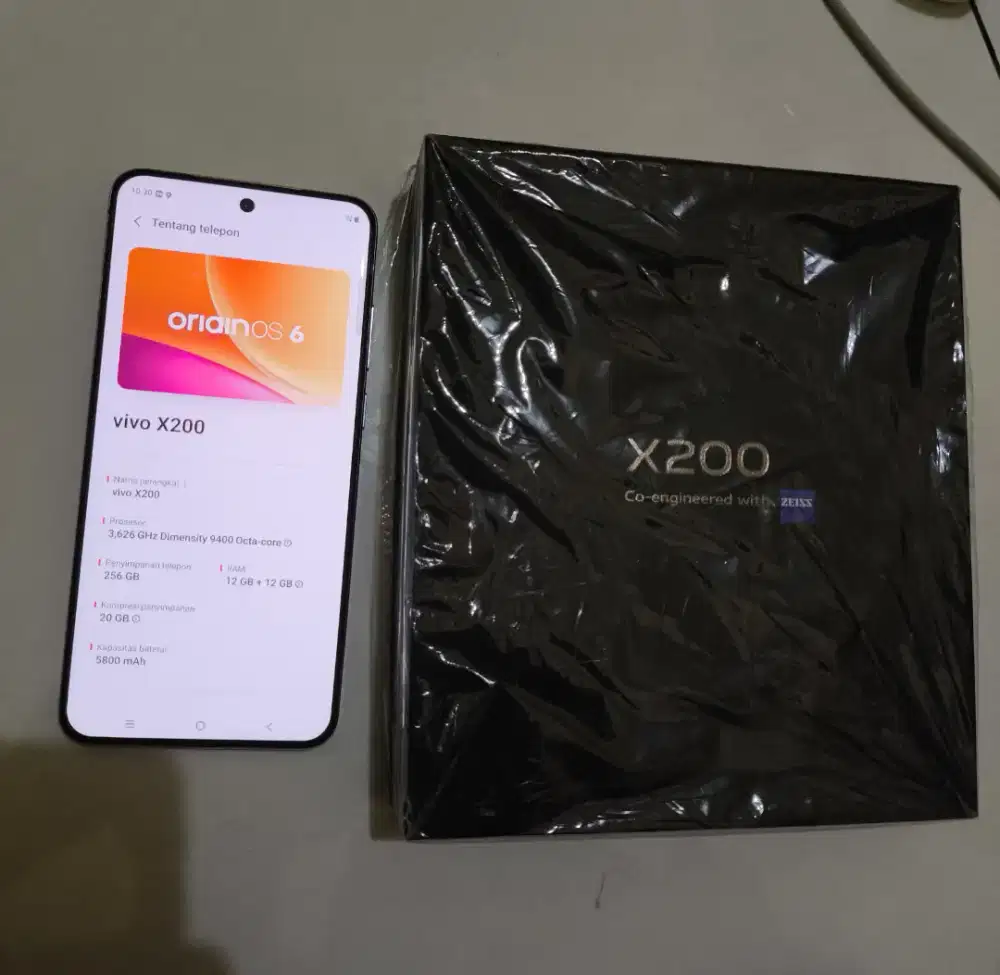 Vivo x200 12/256 fulset orian mulus mahar 9,7 /naik spek ke iPhone