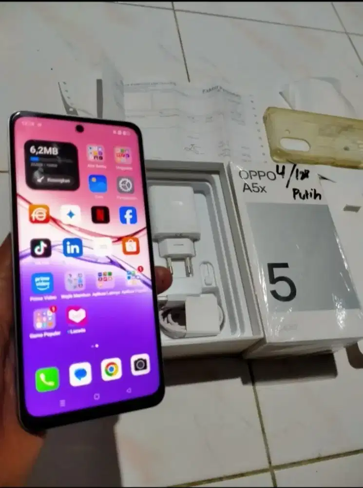 Oppo A5x 4+4 128 Nominus TT Barter Masuk