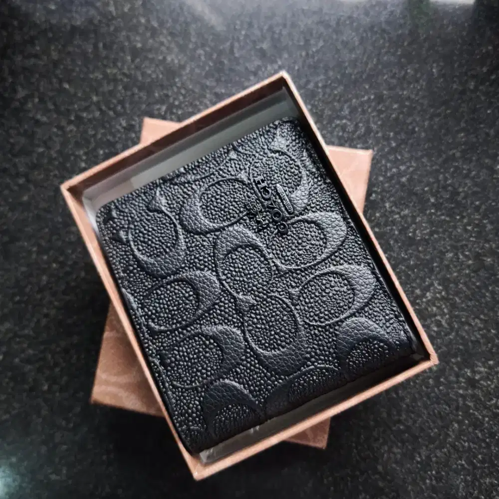 Dompet kulit coach black