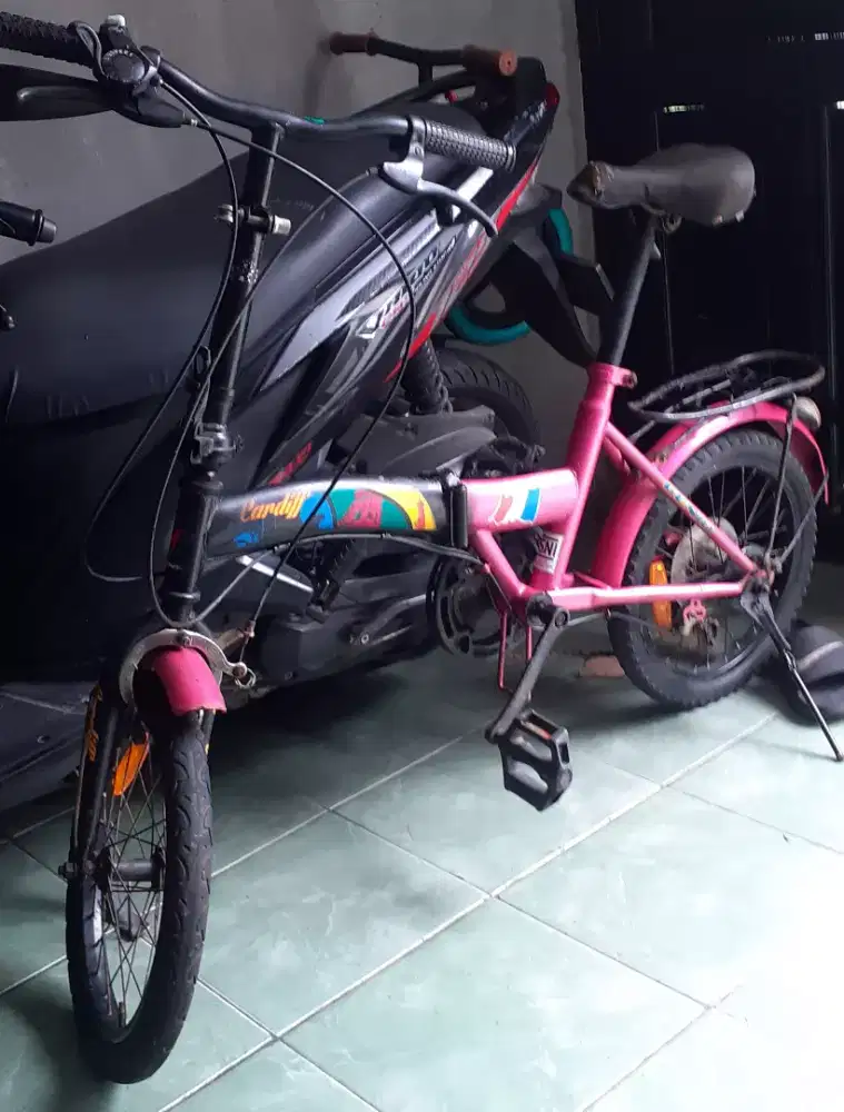 sepeda lipat ukuran 16 genio 6 speed