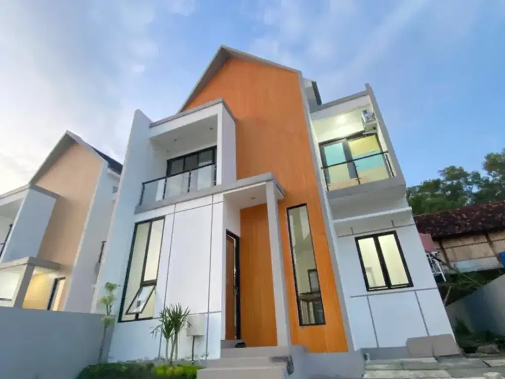 Rumah Modern Model Scandinavian 2 Lantai Dekat Kampus UMY Jogja
