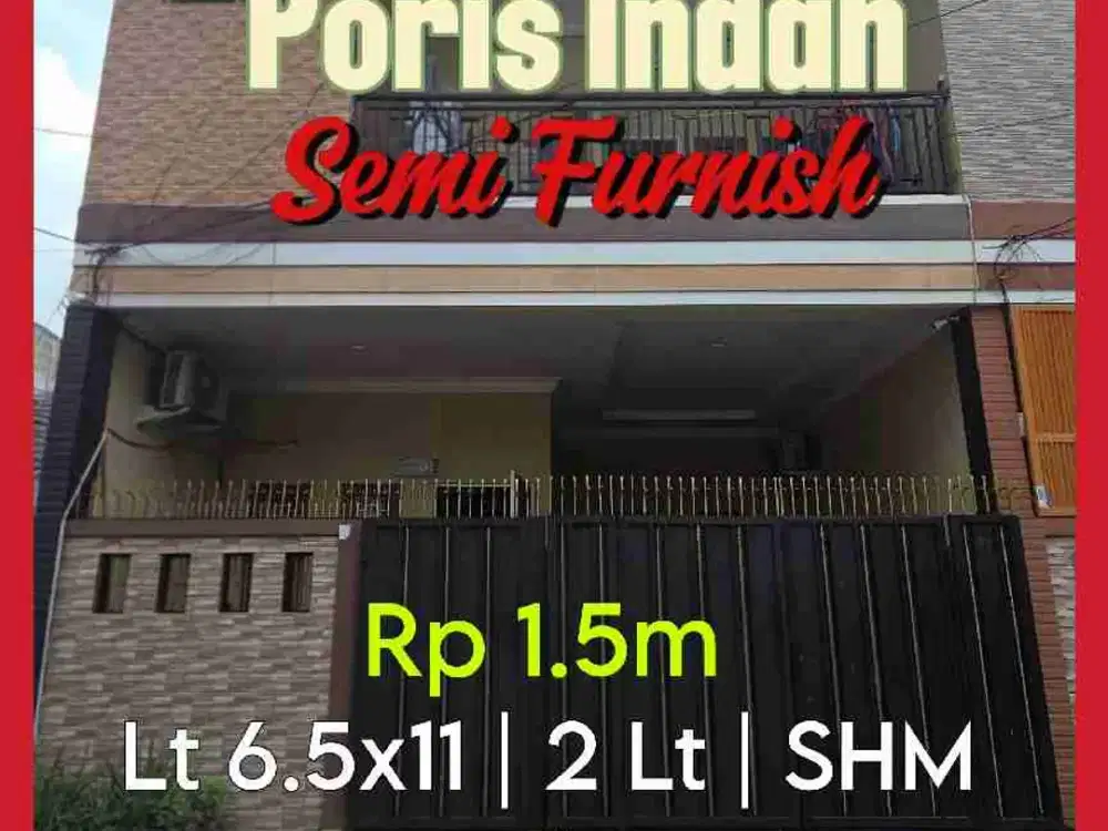 Wilson Rumah bagus uk 6.5x11 bebas banjir di poris indah