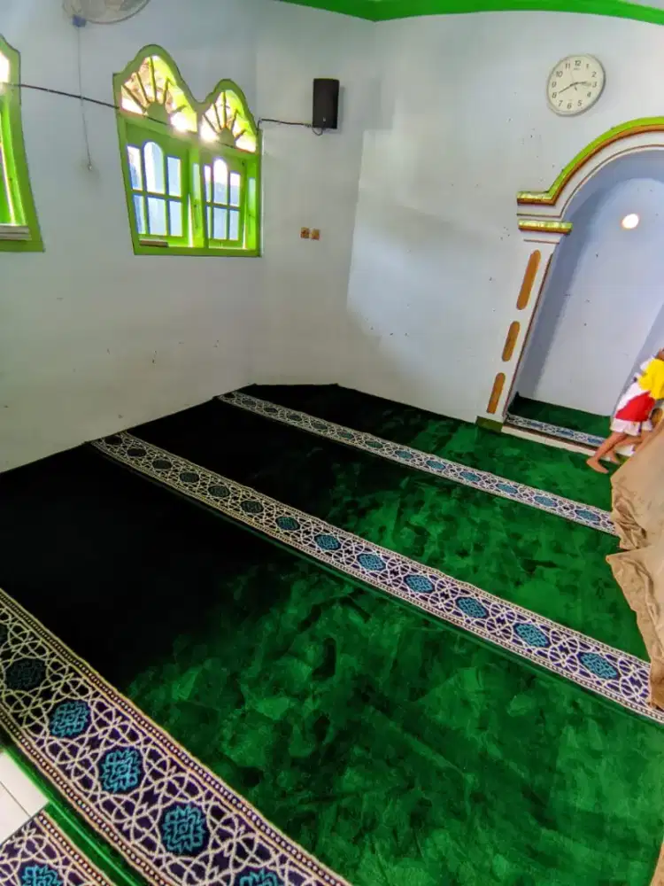 Tersedia Karpet sajadah Masjid import pembelian menyesuaikan kebutuhan