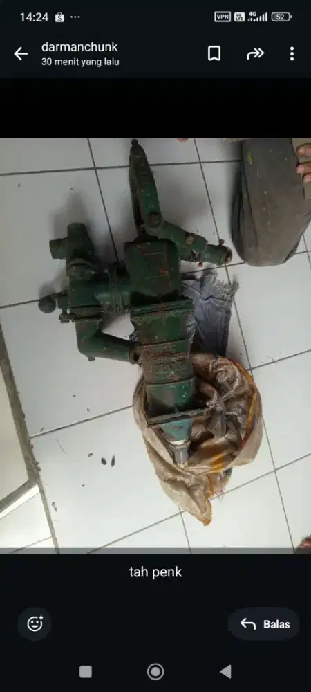 Pompa air jaman dulu merk dragon