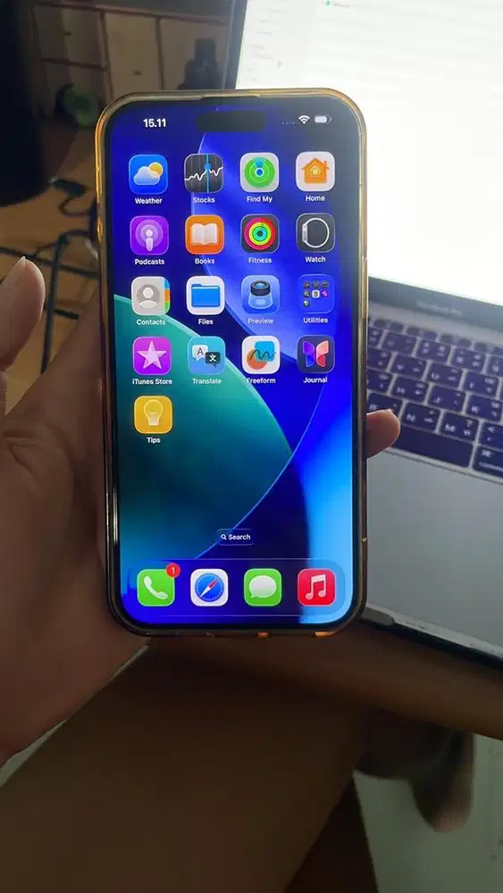 Iphone 15 promax 256 titanium blue