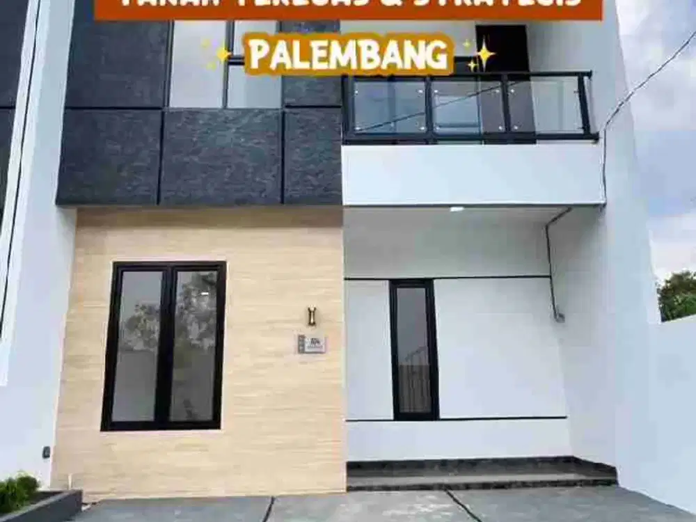 Rumah mewah 2 lantai di Jakabaring Kota Palembang