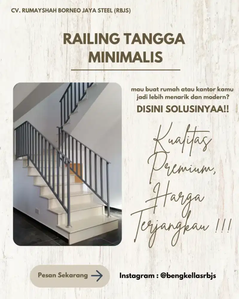 RAILING TANGGA MINIMALIS