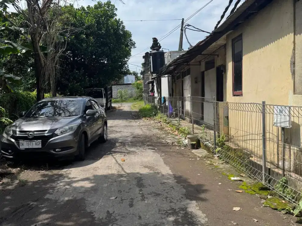 Jual Tanah Bonus Kosan Jalan Waribang Denpasar Timur Bali. Dekat Ke Sanur, Pelabuhan Sanur,