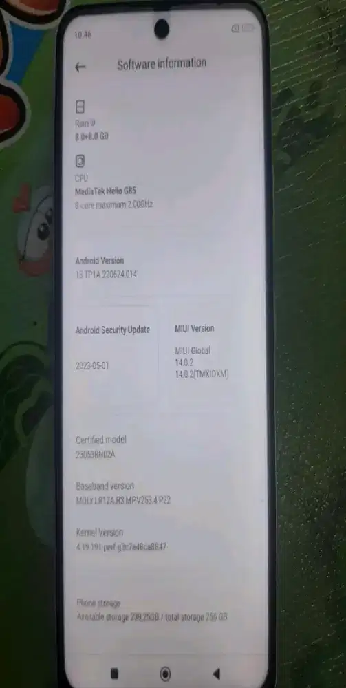 redmi 12 ram 8/256 hp pullset mulus no minus