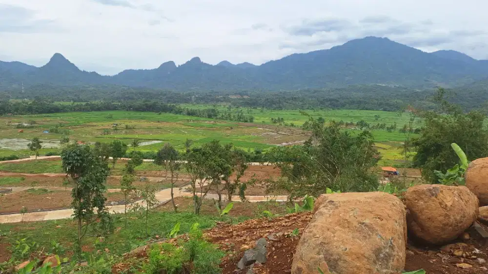 Tanah Villa pemandangan Gunung dipinggir jalan provinsi