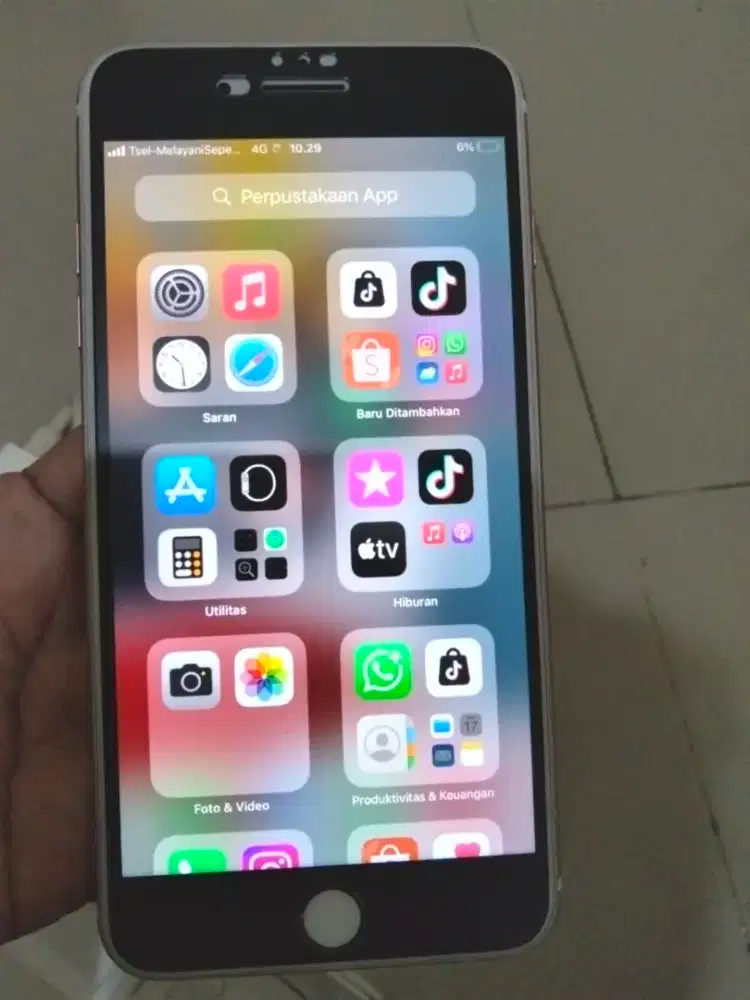 Dijual iPhone 7 Plus iBox Pink Mulus Normal