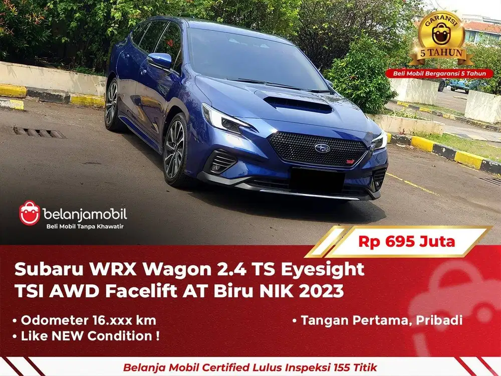 [ GARANSI 5TH ] Subaru WRX Wagon 2.4 TS Eyesight TSI AWD 2023/2024