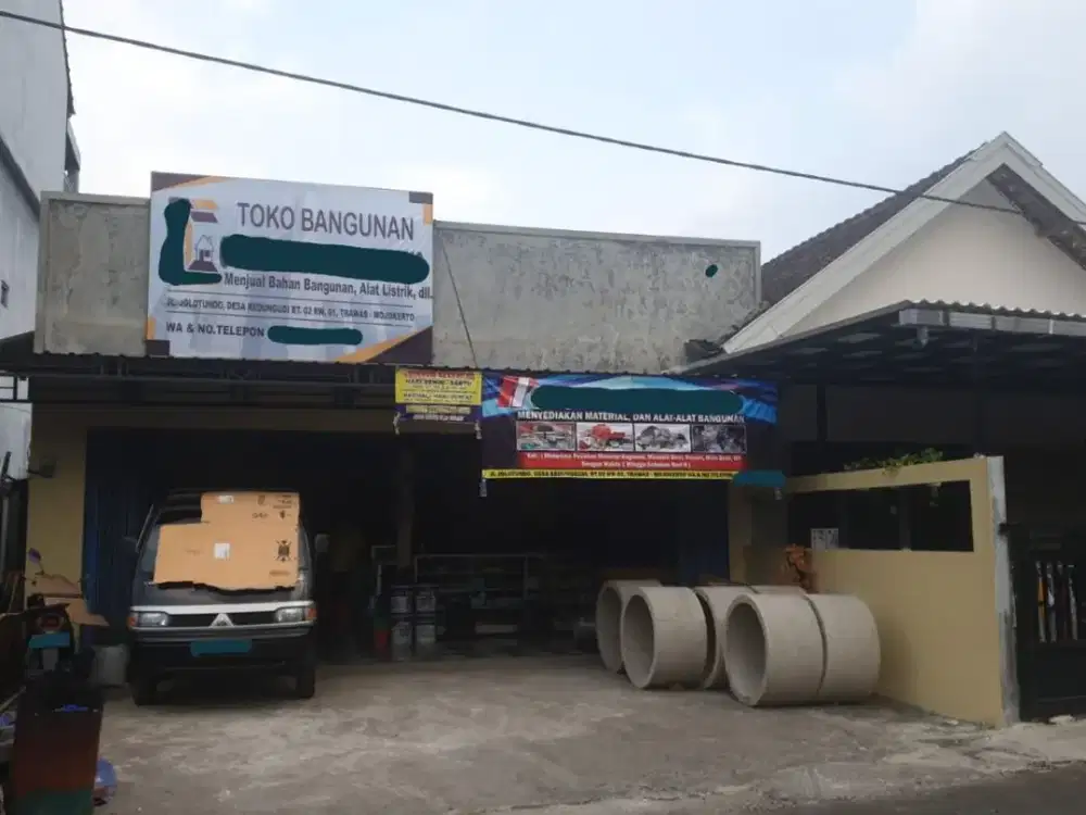 FOR SALE RUMAH DAN TEMPAT USAHA STRATEGIS DI JOLOTUNDO TRAWAS MOJOKERTO
