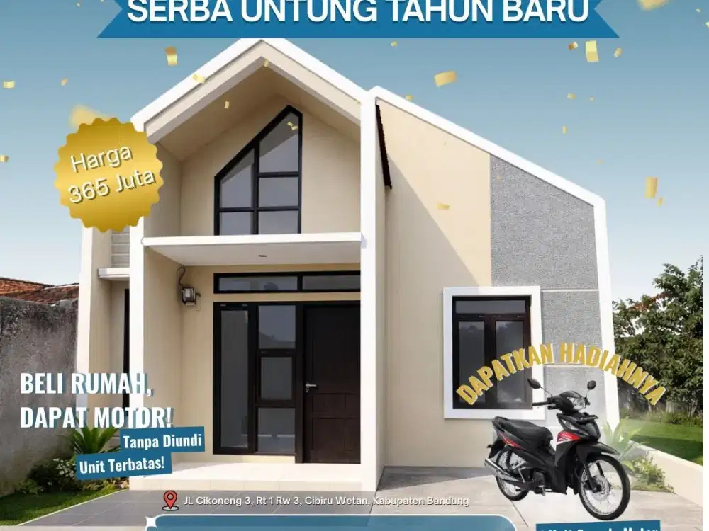 Dijual Rumah Minimalis BINTANG KAV 7 – Cijambe Cileunyi Bandung | Legalitas AJB