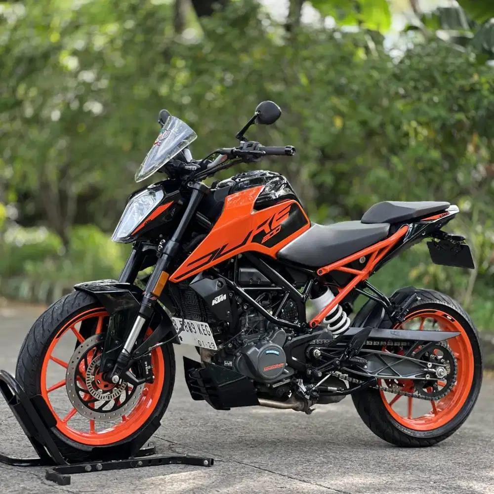 KTM DUKE 200 ABS 2023 ORANGE KM 5K PAJAK PANJANG SIAP RIDING