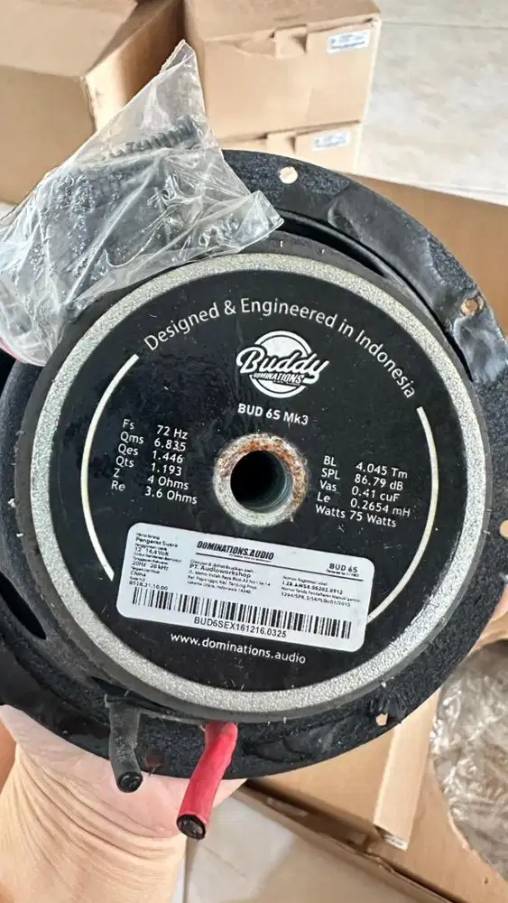 Speaker Domination Audio Buddy 6S Mk3 – 1 UNIT Preloved