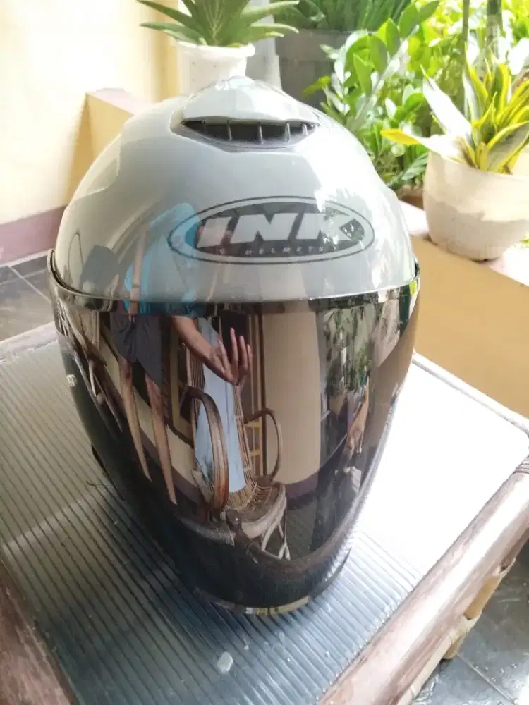 helm ink terra 2 grey glossy