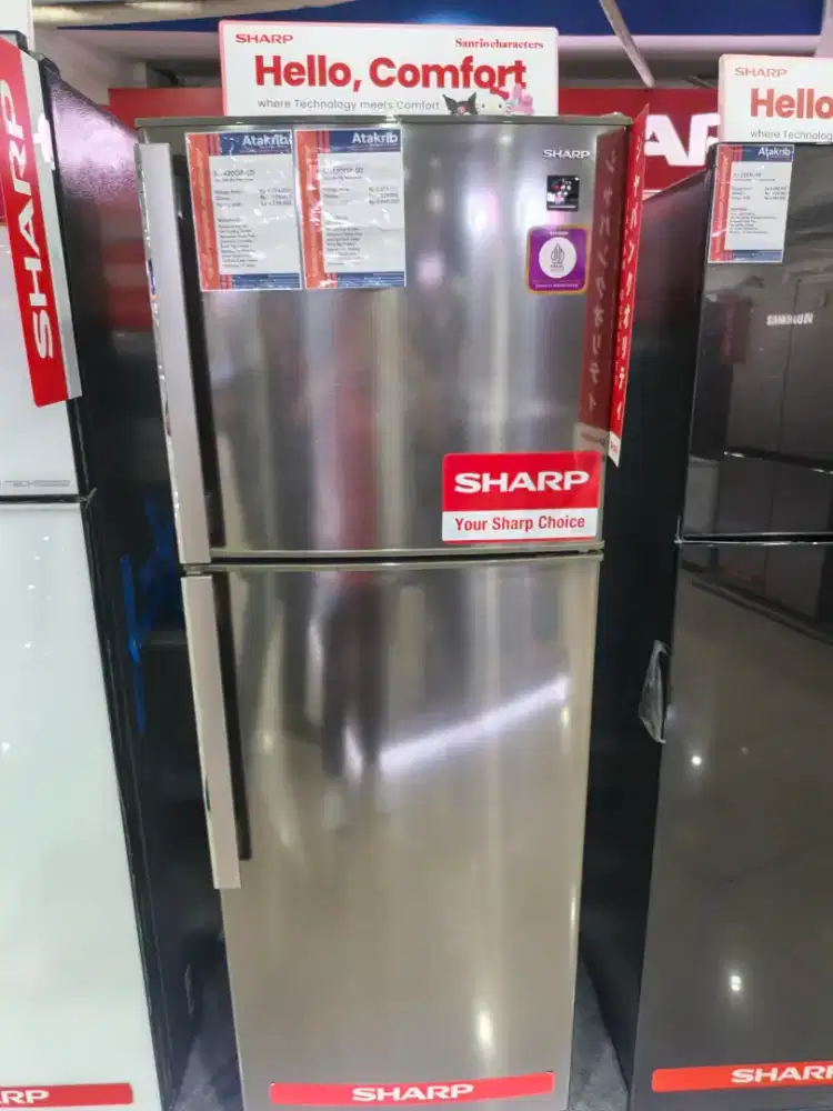 PROMO KREDIT KULKAS SHARP TANPA DP! BUNGA 0% FREE 1 CICILAN