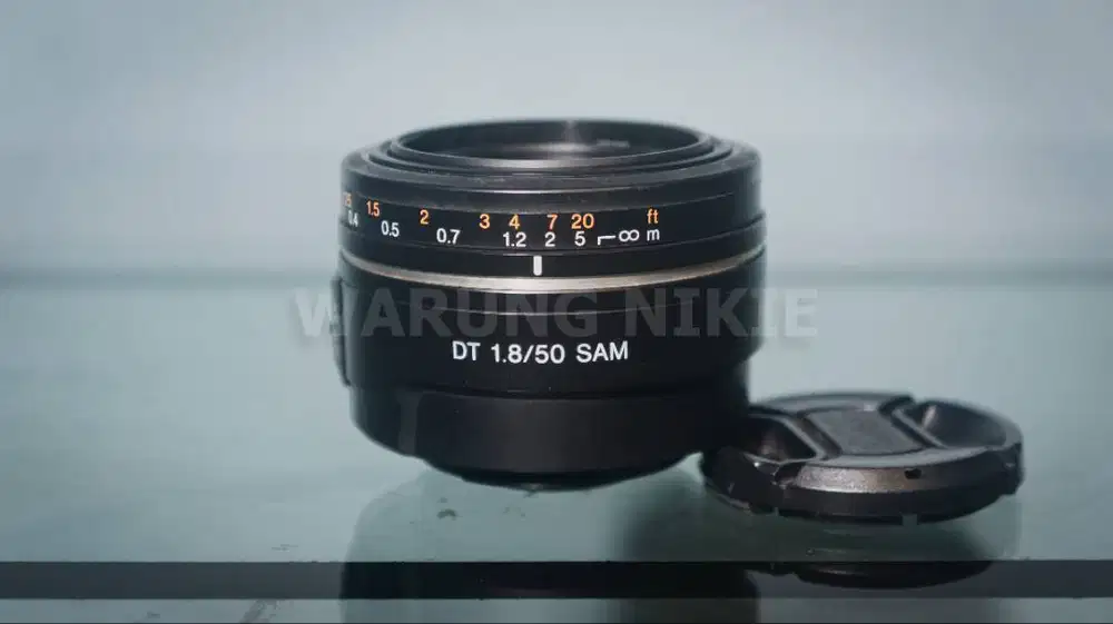 LENSA SONY DT 50MM F1.8 SAM AF MF NORMAL NO MINUS A MOUNT SONY DSLR