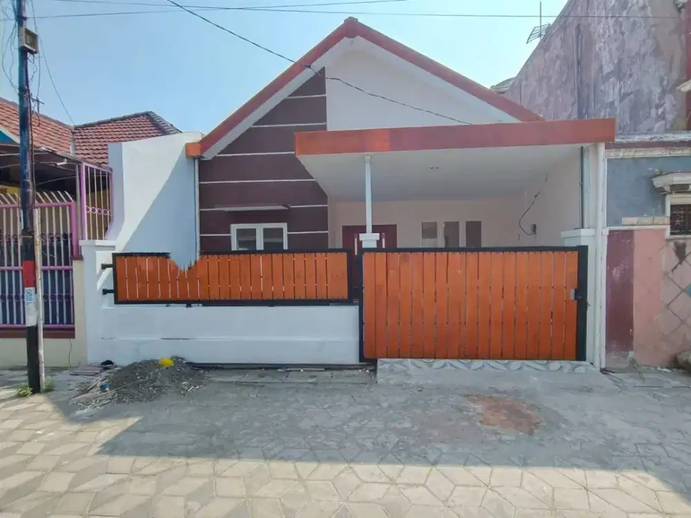 RUMAH BARU 1 LANTAI DAERAH LEBAK ARUM DEKAT RAYA KENJERAN