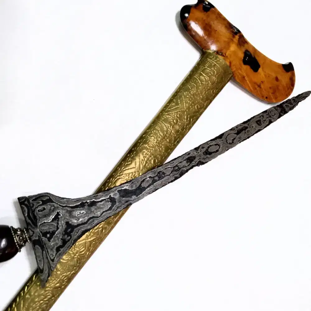 Keris sepuh brojol pamor sumur bandung, pamor meteorit