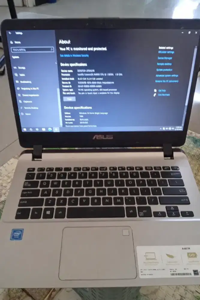 Asus Core i5 Gen 8 Dual VGA