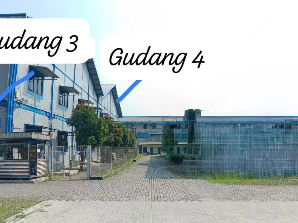 Gudang Di Karawaci Tangerang Luas 828m2 2 Lantai Akses Container 40 Feet