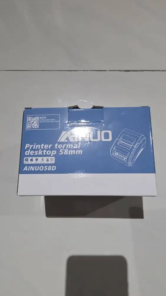 printer thermal bluetooth 58mmAINUO 58D Black USB Rj11