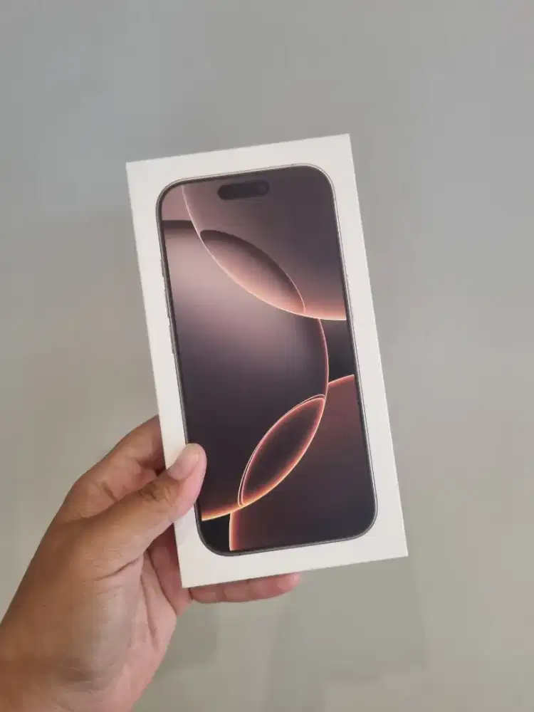 Ready iPhone 16 Pro 128GB Garansi iBox Dessert