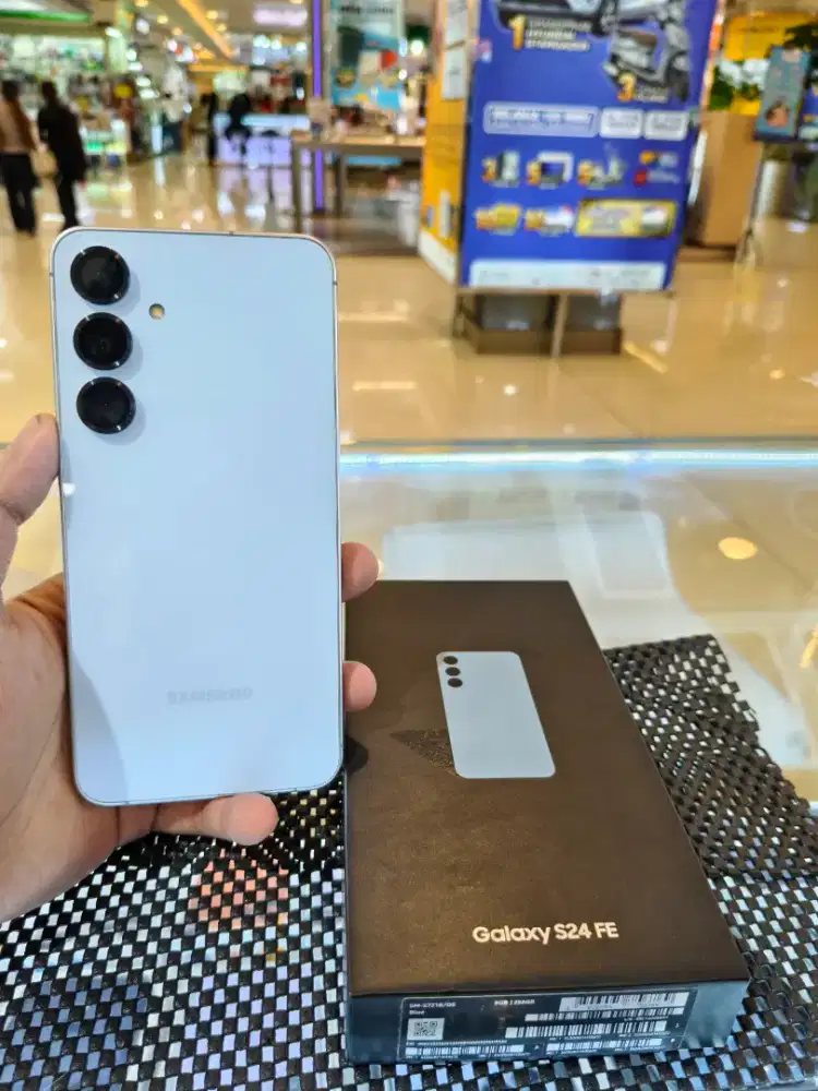 S24 Fe 8/256 Blue mulus rasa baru