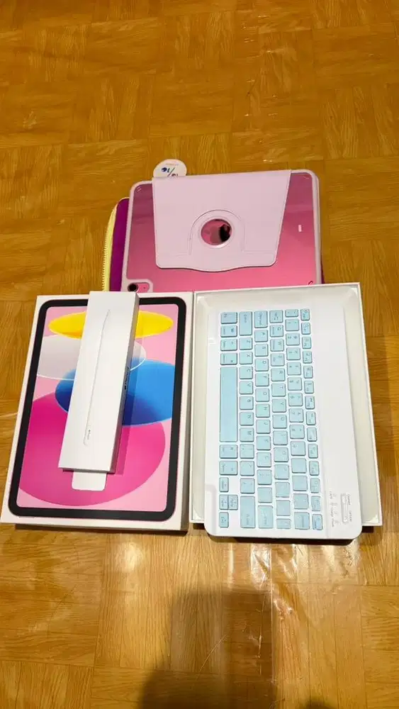 iPad gen 11 (A16) 256gb Pink Ibox dan Pencil (USB-C)