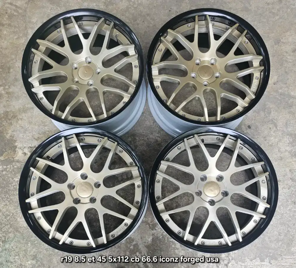 Velg ring 19 original iconz forged usa pcd 5x112