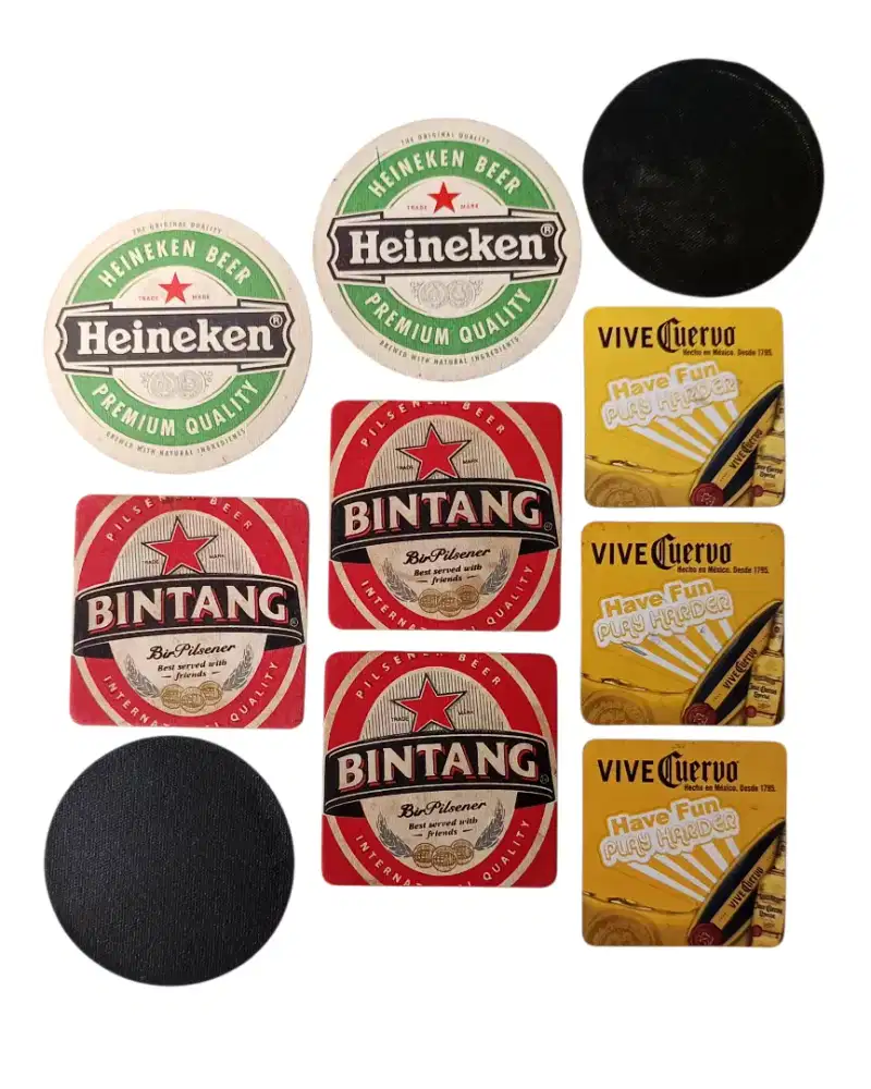 Koleksi tatakan gelas beer jadul