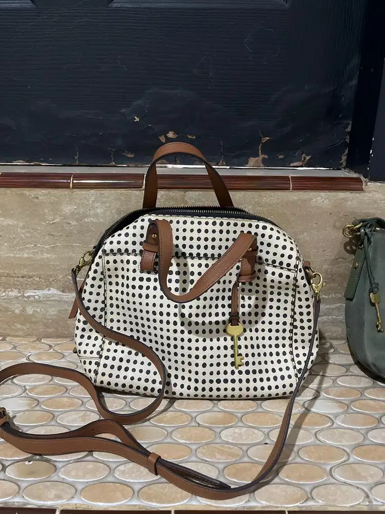 Tas fossil ori full kulit