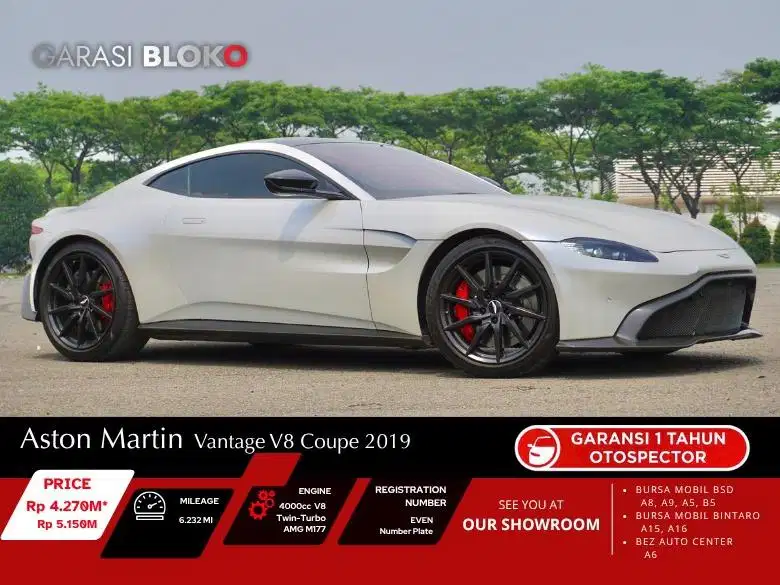 (Odo 6rb) Aston Martin V8 Vantage Coupe 2019