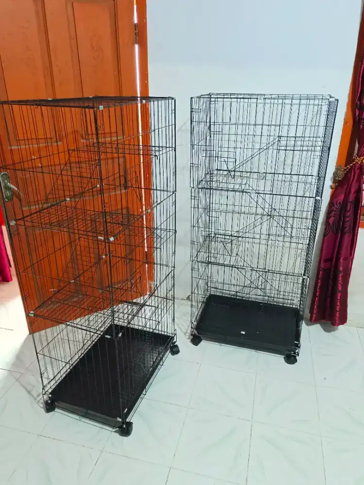 Baru Kandang kucing 5 Tingkat ukuran 150x60x40