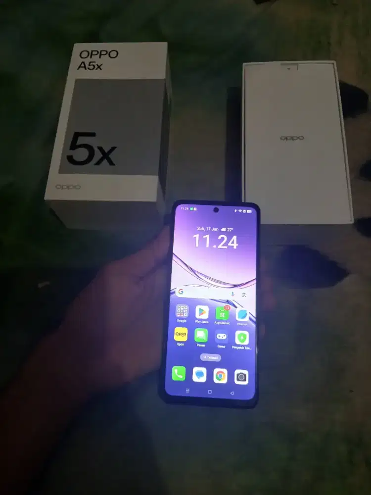 Oppo A5x Ram 6+6/128gb Fullset Mulus Noken